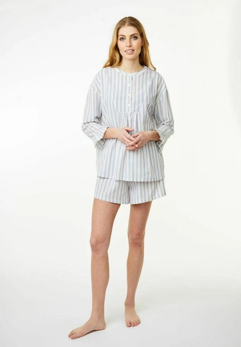 NIKA - Spodnie Od Piżamy - Ensign Blue 2 NIKA - Spodnie Od Piżamy - Ensign Blue - obrazek 2