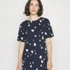 Marks & Spencer HEART - Koszula Nocna - Navy Mix