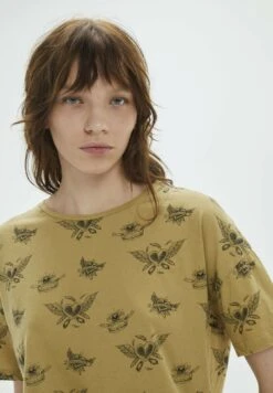 WITH TATTOO PATTERN - T-shirt Z Nadrukiem - Yellow -sklep Next 0346756aada64766a9645be831051cef