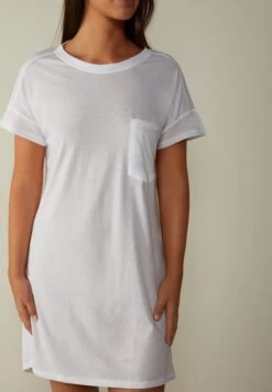 Intimissimi ULTRAFRESH - Koszula Nocna - Bianco