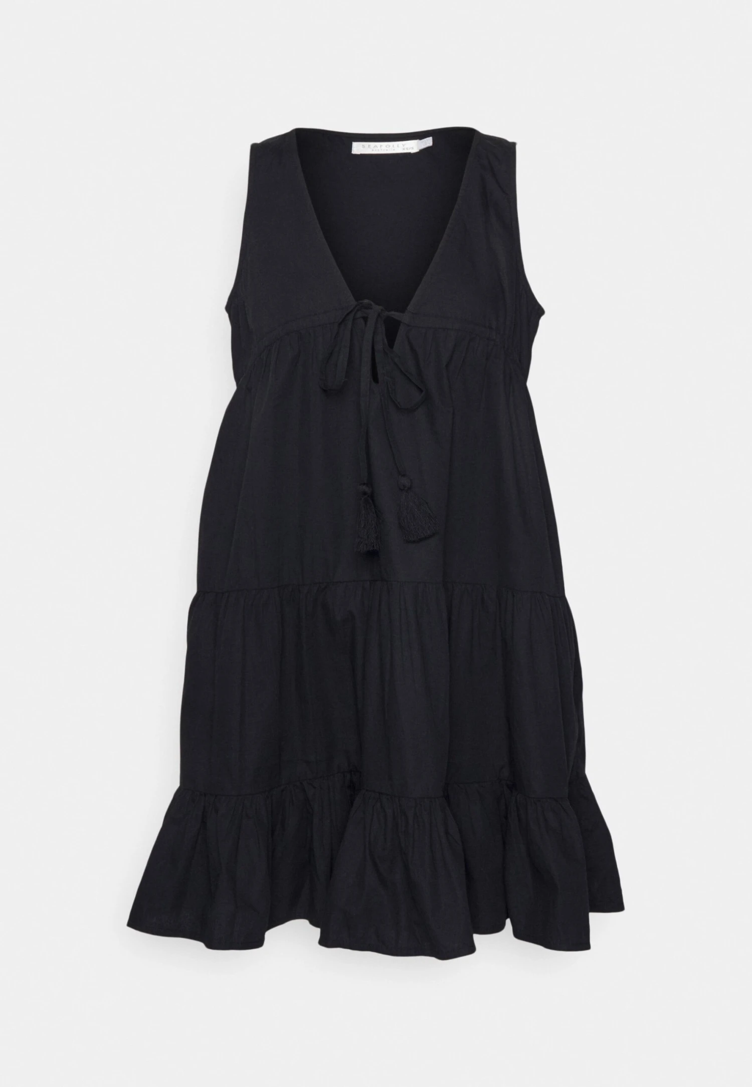 Seafolly SUNBREAK DRESS - Akcesoria Plażowe - Black 6 Seafolly SUNBREAK DRESS - Akcesoria Plażowe - Black - obrazek 6