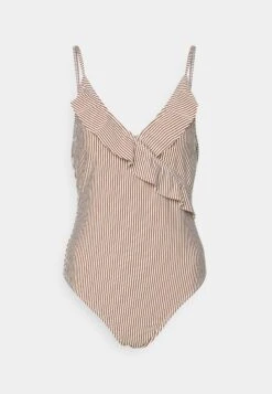 Becksöndergaard STRIBA BLY FRILL SWIMSUIT - Kostium Kąpielowy - Sorrel Brown 8 Becksöndergaard STRIBA BLY FRILL SWIMSUIT - Kostium Kąpielowy - Sorrel Brown -sklep Next 0871c091fc154775b842807e4421d9c6