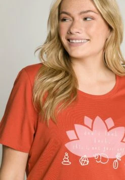 Ulla Popken T-shirt Z Nadrukiem - Terra -sklep Next 0979a397d20248f6996cbc36f9a5e12f