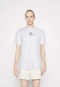 Lacoste UNISEX - T-shirt Z Nadrukiem - White