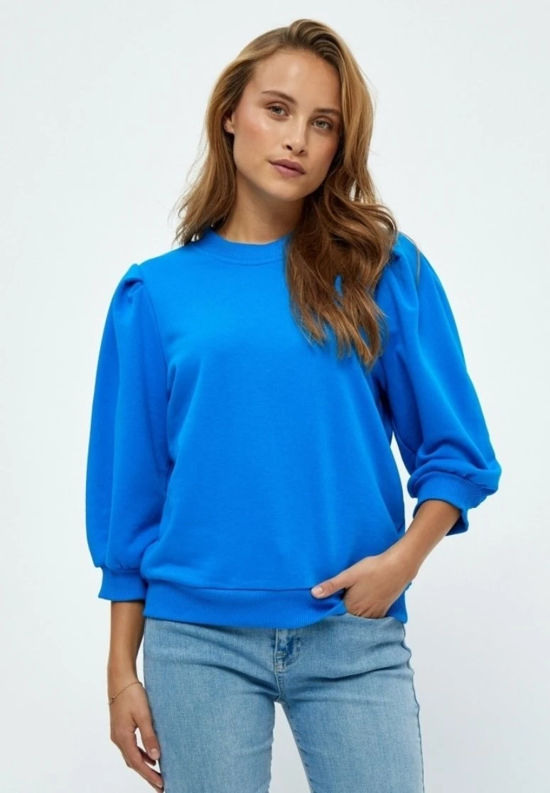 Minus MIKA 3/4 SLEEVE - Bluza - Ocean Blue 1 Minus MIKA 3/4 SLEEVE - Bluza - Ocean Blue