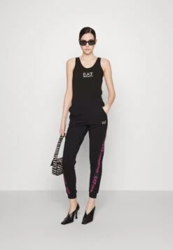 EA7 Emporio Armani TANK - Top - Black -sklep Next 0f51850d39d64b6eaf15aea1543b9f0c