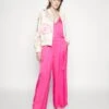 Scotch & Soda SHINY VNECK ALL IN ONE - Kombinezon - Pink Punch