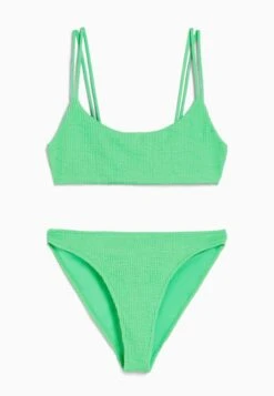 BERSHKA TEXTURED SET - Bikini - Turquoise 11 BERSHKA TEXTURED SET - Bikini - Turquoise -sklep Next 119f678c0cd547a9aec2ad8278d68739