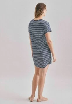 Seidensticker SPORT STRIPED - Koszula Nocna - Navy Stripes -sklep Next 11a6ecb80f474b6fa6dc68ea3c94df7a