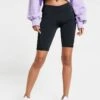 URBAN CLASSICS LADIES TECH CYCLE SHORTS - Szorty - Black