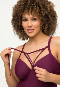 Ulla Popken Kostium Kąpielowy - Vin Rouge -sklep Next 1795ff4b9fbf4f9b8d41e610e5580b21