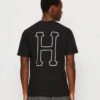 HUF SET TEE UNISEX - T-shirt Z Nadrukiem - Black