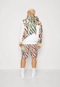 CARLO COLUCCI UNISEX - Bluza Z Kapturem - White/multicolor -sklep Next 187e9a132f6b4ede807616267d1ebeb2