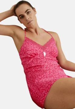 Marks & Spencer DREAM SATIN LEOPARD PRINT CHEMISE - Koszula Nocna - Pink -sklep Next 1c8e788b789043a0a784439242815fa9