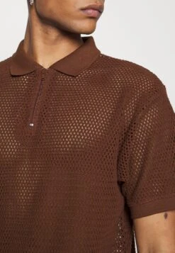 Obey Clothing ROLLING BUTTON UP UNISEX - Koszulka Polo - Sepia -sklep Next 1d2187209b404f7da52771449c4abddc