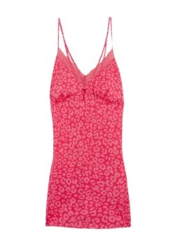 Marks & Spencer DREAM SATIN LEOPARD PRINT CHEMISE - Koszula Nocna - Pink -sklep Next 1daa3c339bfb40eebf32e408999a8108