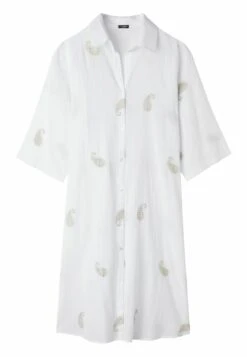 Calzedonia MIT PAISLEY STICKEREI - Akcesoria Plażowe - Weiß White -sklep Next 1eaeaff7d3cf4d7988ffcd2241b6dda7