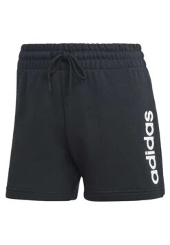 Adidas Sportswear ESSENTIALS LINEAR FRENCH - Szorty - Black/white -sklep Next 20435f4994b54292a4b48c1f987fd5b9