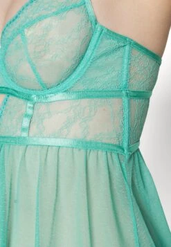 Hunkemöller BD WIRED LACE ISABELLE DOT MSH - Koszula Nocna - Sea Blue 11 Hunkemöller BD WIRED LACE ISABELLE DOT MSH - Koszula Nocna - Sea Blue -sklep Next 21a4a8a1681746d6b93aa7ce3a5ab460