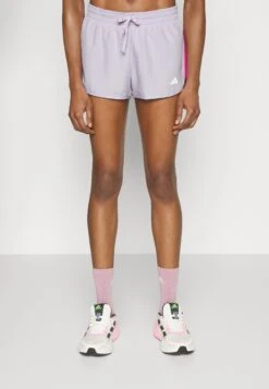 ADIDAS PERFORMANCE RUN IT SHORT - Krótkie Spodenki Sportowe - Silver Dawn