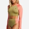 Billabong A/DIV CROP - MANCHES LONGUES CROPPED - Góra Od Bikini - Ced