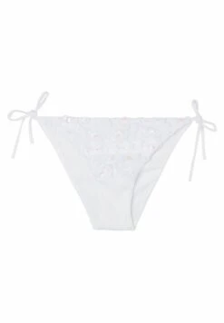 Calzedonia MIT SCHMALEN BÄNDCHEN UND BLUMEN PARIGI - Dół Od Bikini - Weiß White Roses -sklep Next 2574e45fb5eb402fbcf45c534f1206c0
