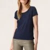 Soaked In Luxury COLUMBINE - T-shirt Basic - Navy