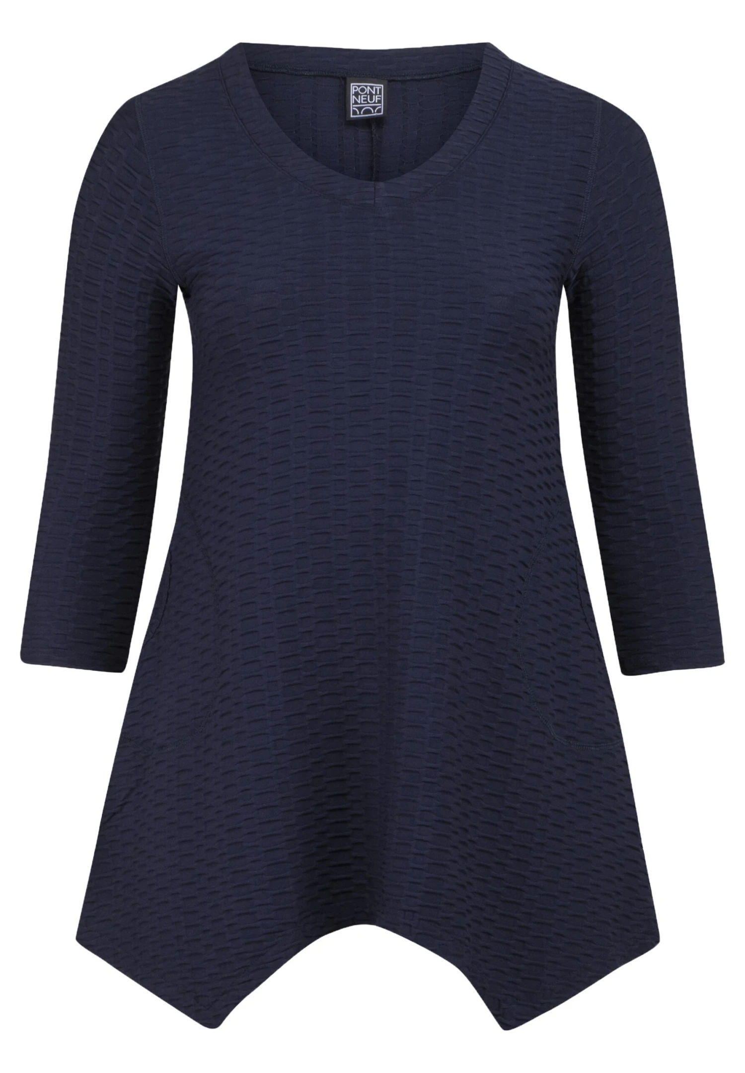 MARIA - Bluzka Z Długim Rękawem - Navy 3 MARIA - Bluzka Z Długim Rękawem - Navy - obrazek 3