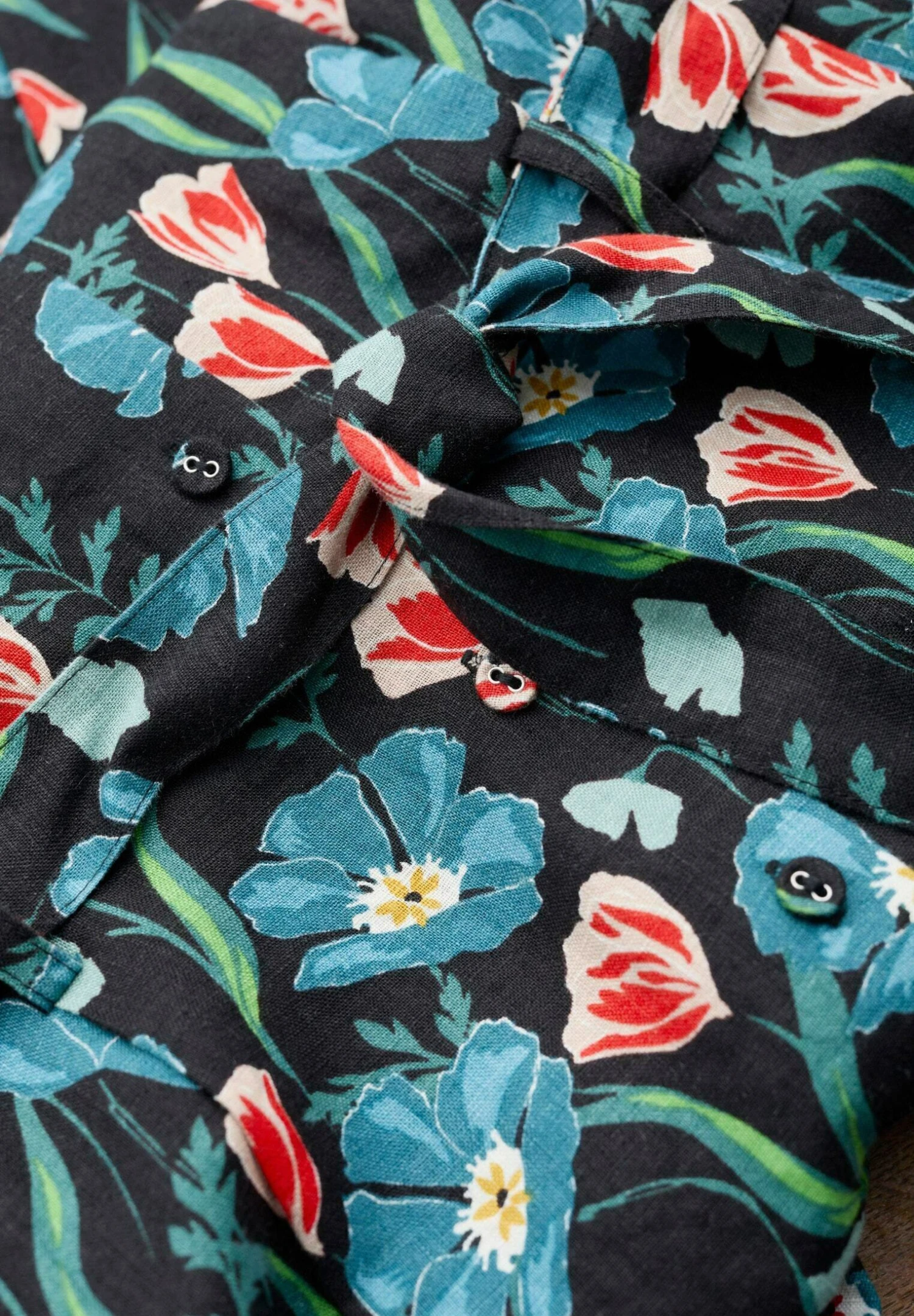 TREEN COVE - Kombinezon - Poppies And Tulips Onyx 1 TREEN COVE - Kombinezon - Poppies And Tulips Onyx