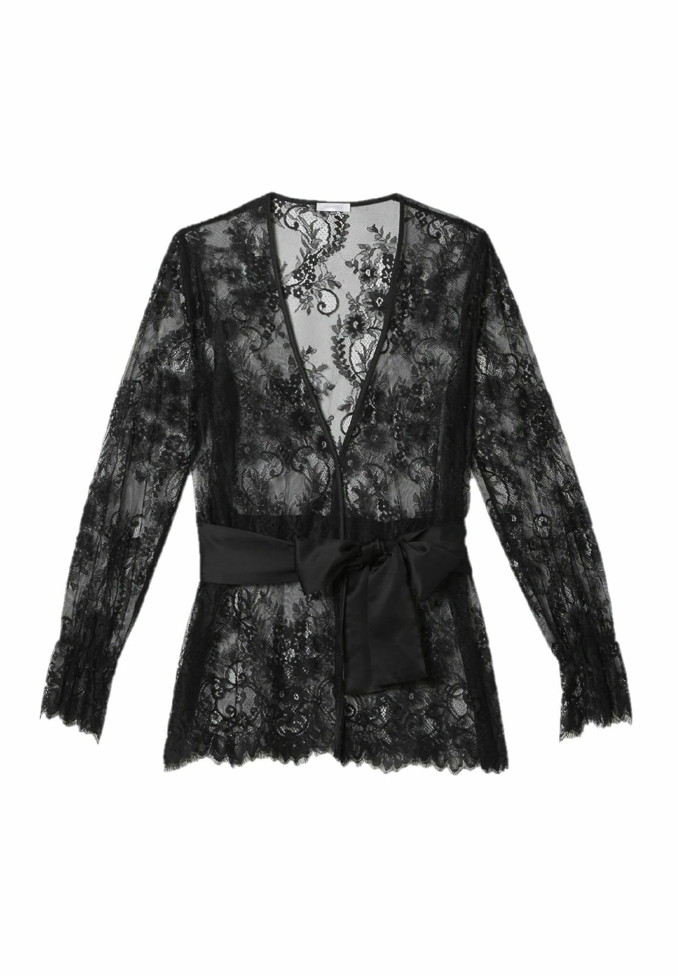 Yamamay DREAMY VERANDA - Koszula Nocna - Nero 5 Yamamay DREAMY VERANDA - Koszula Nocna - Nero - obrazek 5