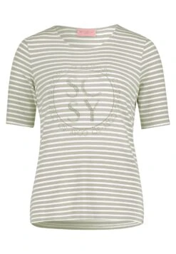 Betty Barclay RINGEL KURZARM - T-shirt Z Nadrukiem - Green White -sklep Next 27f4a033d7984c4eb2c0f658a8afa465