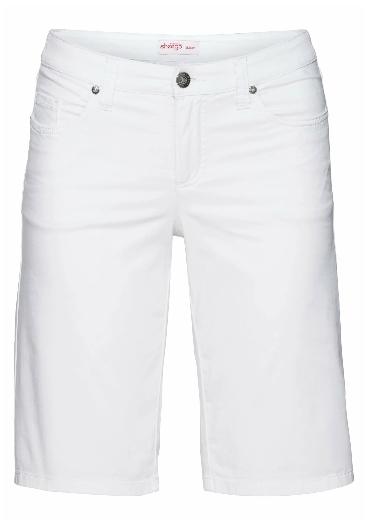 Sheego Szorty Jeansowe - Weiß 5 Sheego Szorty Jeansowe - Weiß - obrazek 5