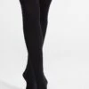 Falke STRIGGINGS OVERKNEES VIRGIN WOOL-COTTON-MIX - Podkolanówki - Dark Navy