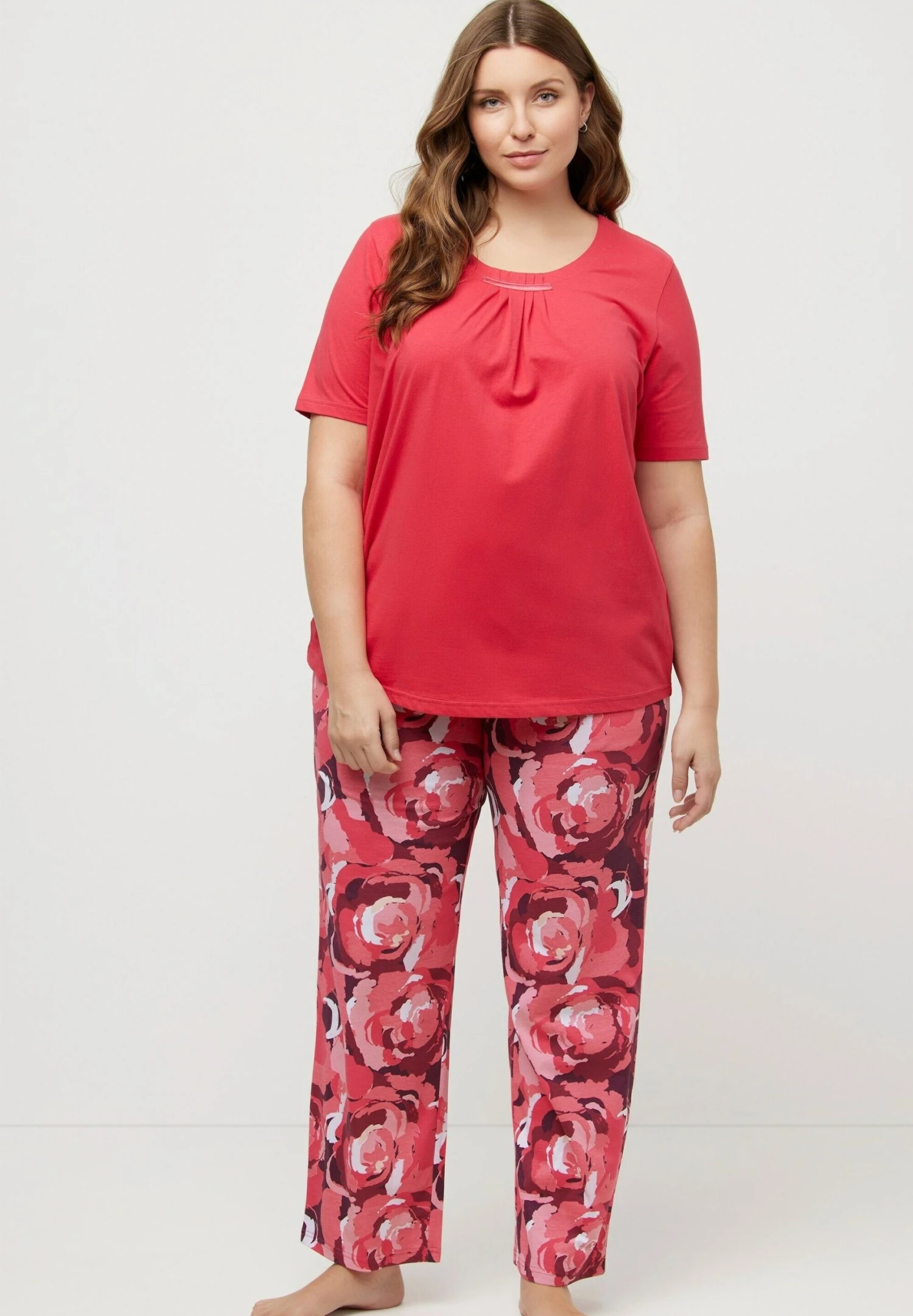 Ulla Popken Piżama - Sorbet Pink 2 Ulla Popken Piżama - Sorbet Pink - obrazek 2