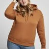 URBAN CLASSICS LADIES HOODY - Bluza Z Kapturem - Toffee