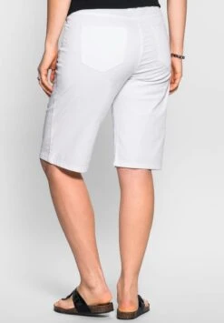 Sheego Szorty Jeansowe - Weiß 8 Sheego Szorty Jeansowe - Weiß -sklep Next 307a97715e754442a6c7205a5d8a0845