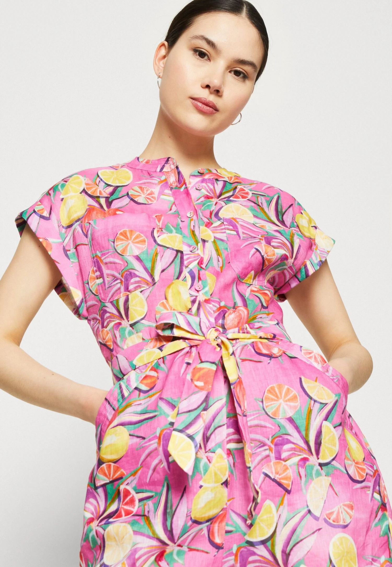 Scotch & Soda ALL IN ONE - Kombinezon - Pink 4 Scotch & Soda ALL IN ONE - Kombinezon - Pink - obrazek 4