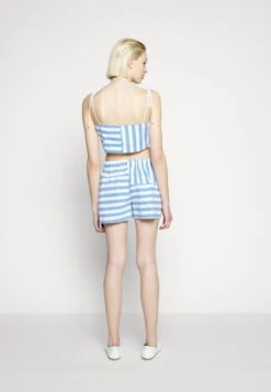 Designers Remix STANDFORD - Szorty - Blue/white -sklep Next 332a7ae9cfd54fff8ee54b43faf2efa1