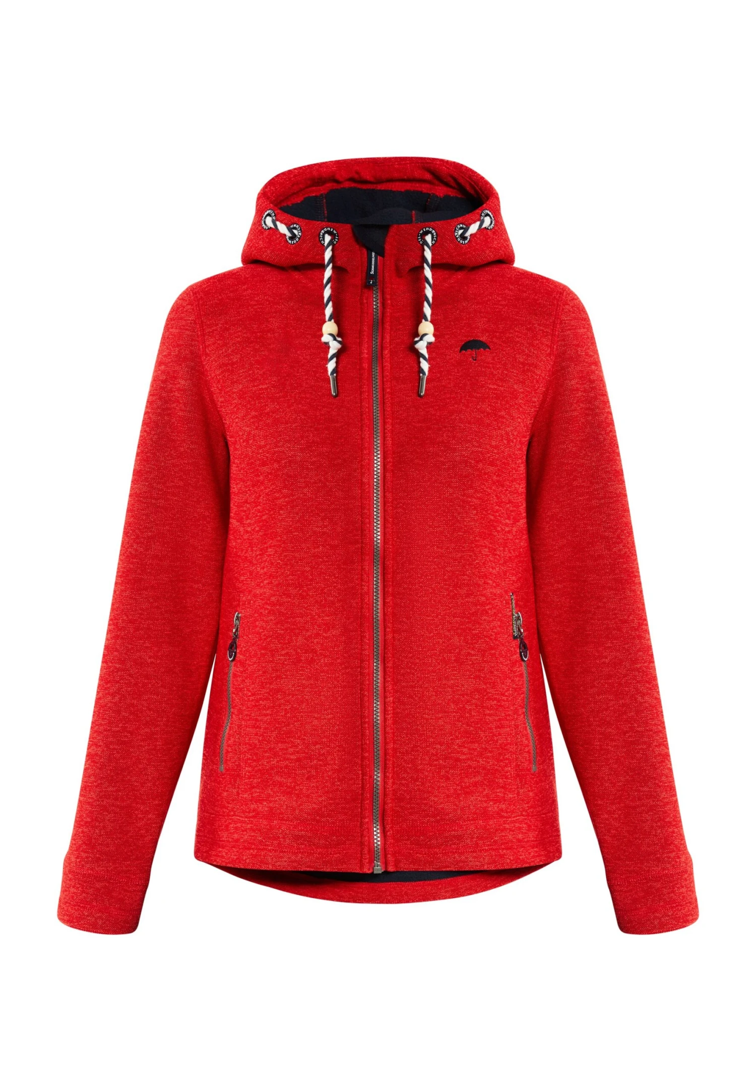 Schmuddelwedda FRAULLY - Kurtka Z Polaru - Rot Melange 5 Schmuddelwedda FRAULLY - Kurtka Z Polaru - Rot Melange - obrazek 5