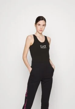 EA7 Emporio Armani TANK - Top - Black -sklep Next 358f8784e5e840dbaa24d35964f3b30a