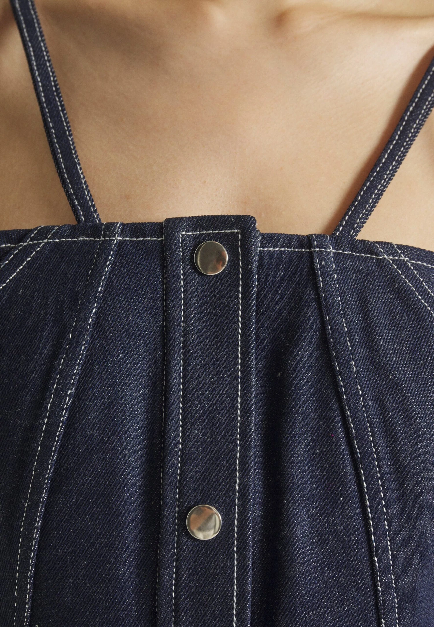 ELLEME BUSTIER - Top - Navy 7 ELLEME BUSTIER - Top - Navy - obrazek 7