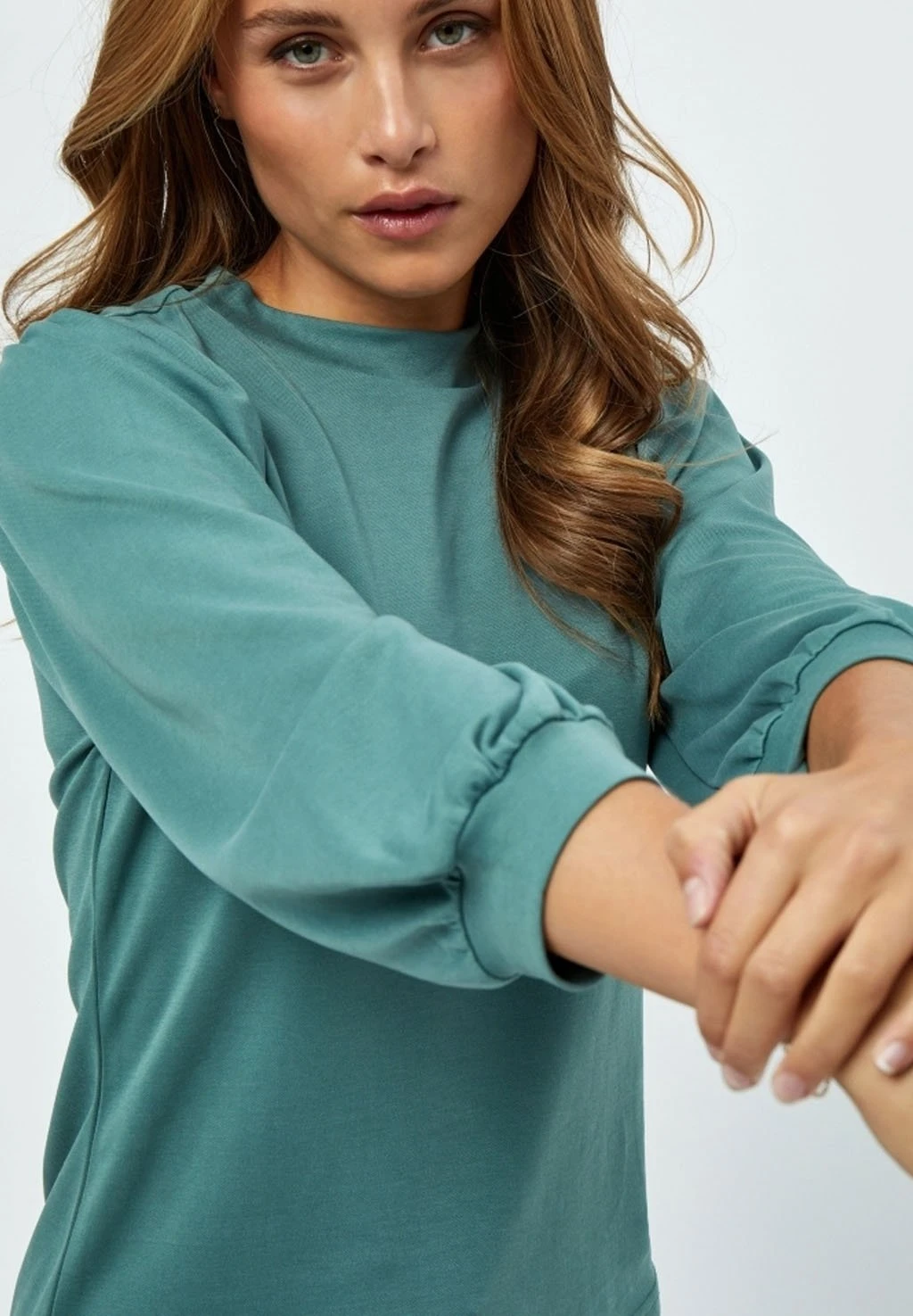 Minus HELENE - Bluzka Z Długim Rękawem - Sea Mist 4 Minus HELENE - Bluzka Z Długim Rękawem - Sea Mist - obrazek 4