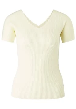 S.Oliver BLACK LABEL MET VIERKANTE HALS - T-shirt Basic - Light Yellow -sklep Next 375a0a880df9403ab8765e4de4a121ee