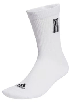 Adidas Sportswear TRACK SUIT EMBROIDERED - Skarpety - White/black