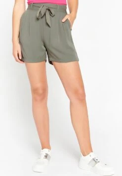 LOLALIZA Szorty - Khaki Med