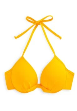 Next PADDED WIRED PLUNGE STANDARD - Góra Od Bikini - Yellow -sklep Next 3acfb871dc0543ecac965773f4827f76