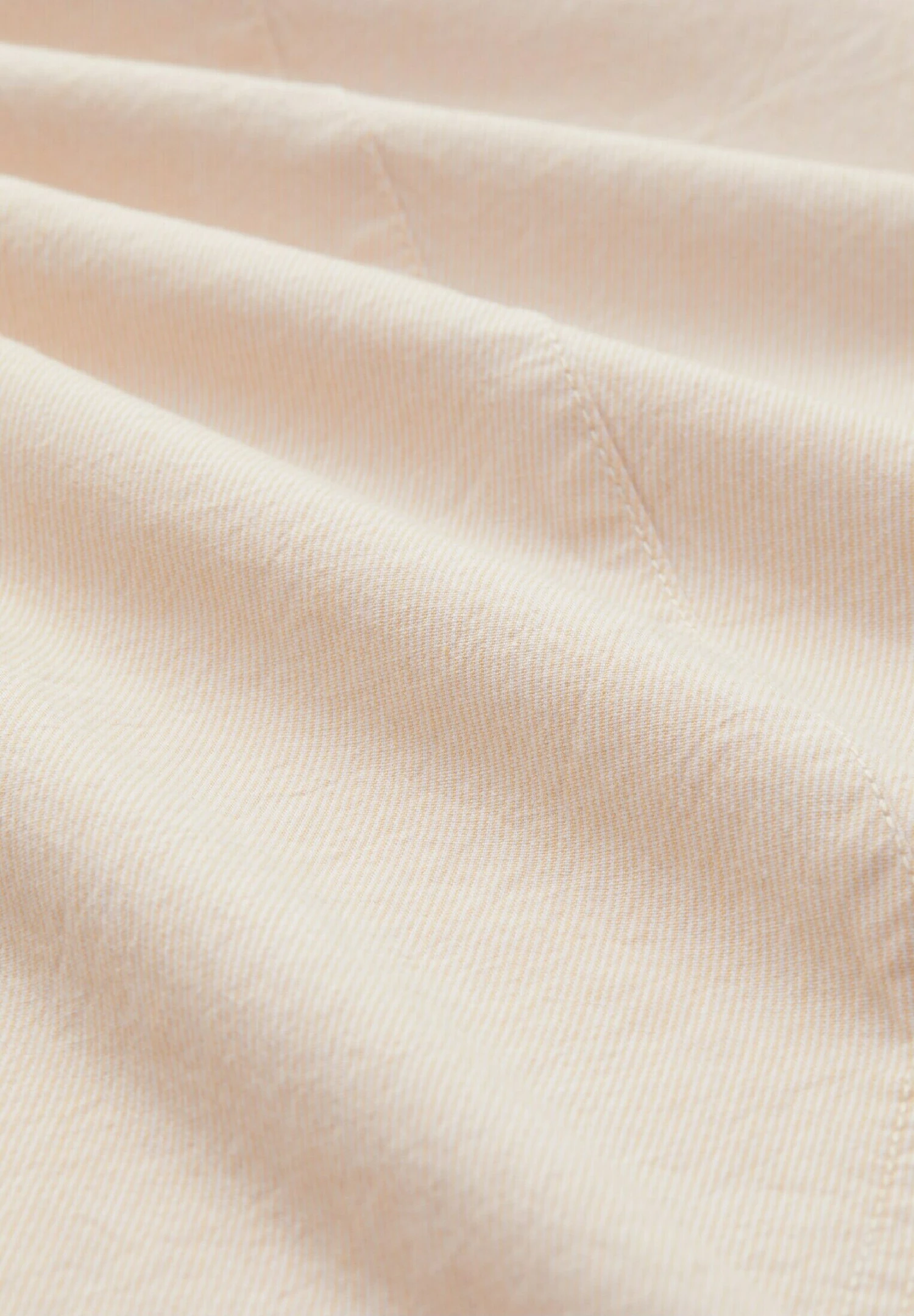 Tom Tailor 3/4 MIT TEILUNGSNAHT - Szorty - Fawn Beige Offwhite Stripe 8 Tom Tailor 3/4 MIT TEILUNGSNAHT - Szorty - Fawn Beige Offwhite Stripe - obrazek 8