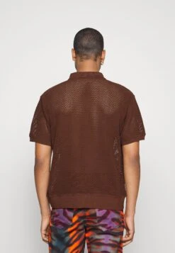 Obey Clothing ROLLING BUTTON UP UNISEX - Koszulka Polo - Sepia -sklep Next 3bde9165f69349e1ae6679881ab7a9a3