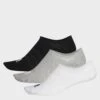 ADIDAS PERFORMANCE LIGHT NO-SHOW NO SHOW 3 PAIR PACK - Stopki - Grey