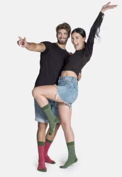 XMAS EDITION 2PACK BAMBOO FIBER - Skarpety - Red Green